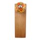 2 Pieces Mustard Ceramic Flower Door Stopper